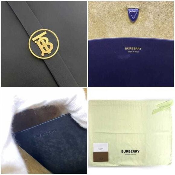 Burberry Black Leather Shopper Bag (Pre-Owned) - Picture 10 of 11